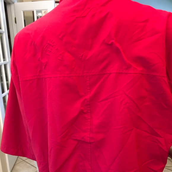 Glen Echo XL Short Sleeve Red Golf Jacket - Picture 10 of 15